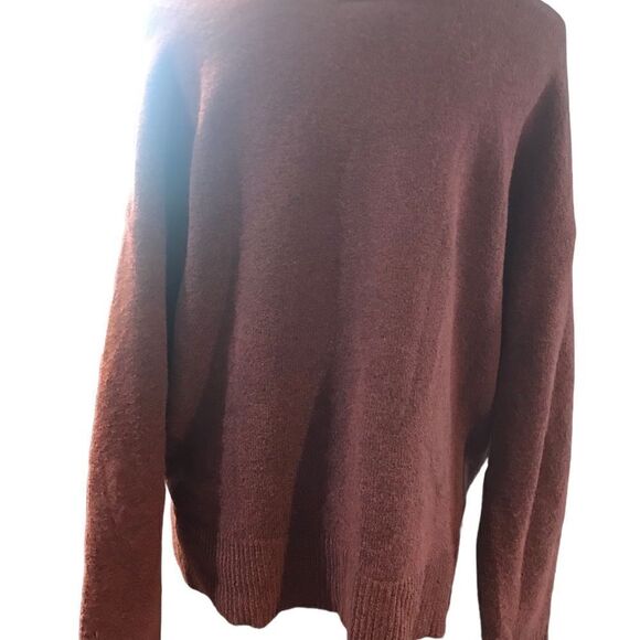 A.N.A Brown V Neck Sweater Size Large - Picture 4 of 12